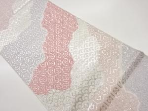 川島織物製　道長取りに古典柄模様織出し袋帯